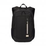 Mochila de RPET para PC con bolsillo para tablet 15,6” color negro segunda vista frontal