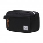 Neceser reciclado Herschel Chapter con bolsillo frontal y asa color negro