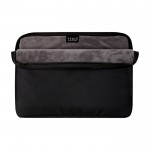 Funda para portátil de poliéster reciclado y forro interior 15,6” color negro tercera vista