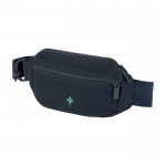 Bandolera de material reciclado con bolsillo principal amplio color azul marino