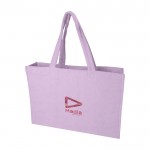 Bolsa tote de playa con acabado soft y compartimento grande color lila