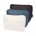 Neceser de viaje ecológico con compartimento principal 2L color blanco roto segunda vista varios colores