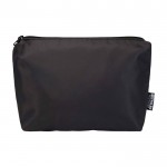 Neceser de viaje ecológico con compartimento principal 2L color negro segunda vista frontal