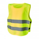 Chaleco alta visibilidad infantil 3 a 6 años con cierre velcro RFX™ color amarillo fluorescente