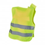 Chaleco alta visibilidad infantil 7 a 12 años con cierre velcro RFX™ color amarillo fluorescente segunda vista
