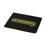 Alfombrilla serigrafiada con logo color negro para publicidad