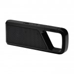 Altavoz pequeño con clip color negro