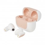 Auriculares muy compactos multifunción color rosa claro