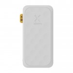 Batería externa con diseño agujereado y carga rápida 10.000 mAh color blanco segunda vista frontal