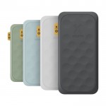Batería externa con diseño agujereado y carga rápida 10.000 mAh color negro segunda vista varios colores