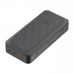 Batería externa de plástico reciclado ultrarrápida de 27.000 mAh color negro segunda vista