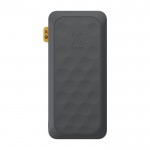 Batería externa de plástico reciclado ultrarrápida de 27.000 mAh color negro segunda vista frontal