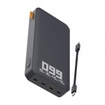 Batería externa para dispositivos con carga rápida 27.000 mAh color negro cuarta vista