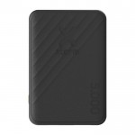 Batería externa de carga rápida con 2 puertos y FastCharge 5.000 mAh color negro segunda vista frontal