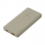Powerbank de carga rápida con tecnología FastCharge 10.000 mAh color arena quinta vista