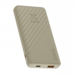 Powerbank de carga rápida con tecnología FastCharge 10.000 mAh color arena