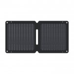 Panel solar plegable para dispositivos electrónicos 14W color negro tercera vista