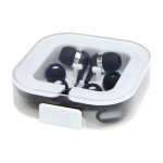 Auriculares tipo C de cable con sonido de alta calidad y micrófono color negro segunda vista