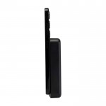 Powerbank inalámbrica magnética de plástico reciclado 10.000 mAh color negro vista lateral
