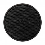 Altavoz inalámbrico de plástico reciclado con micrófono integrado 3W color negro tercera vista frontal