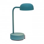 Lámpara de mesa recargable y regulable según necesites Kooduu Fokus color verde menta