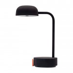 Lámpara de mesa recargable y regulable según necesites Kooduu Fokus color antracita vista lateral