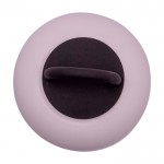 Lámpara portátil tipo farol que aporta iluminación suave Kooduu Loome color antracita vista detalle 1