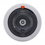 Lámpara portátil tipo farol que aporta iluminación suave Kooduu Loome color antracita vista detalle 2