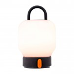 Lámpara portátil tipo farol que aporta iluminación suave Kooduu Loome color antracita segunda vista