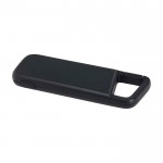 Powerbank ecológico resistente al agua con mosquetón 5.000 mAh color negro segunda vista