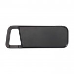 Powerbank ecológico resistente al agua con mosquetón 5.000 mAh color negro segunda vista frontal