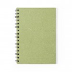 Cuaderno de cartón reciclado color verde
