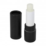 Bálsamo labial sostenible de papel reciclado con protección FPS 15 color negro