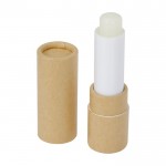 Bálsamo labial sostenible de papel reciclado con protección FPS 15 color natural