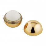 Bálsamo labial de vainilla con carcasa exterior brillante FPS 15 color amarillo