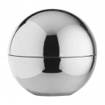 Bálsamo labial de vainilla con carcasa exterior brillante FPS 15 color plateado segunda vista frontal