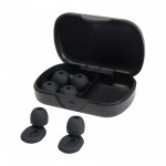 Tapones de silicona de alta calidad para dormir, estudiar o viajar color negro