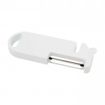 Herramienta multiusos para cocina con cuatro funciones esenciales color blanco