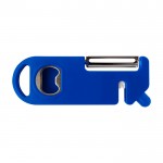 Herramienta multiusos para cocina con cuatro funciones esenciales color azul