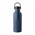 Botella de acero inoxidable reciclado tapa con asa de agarre 500ml quinta vista