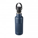Botella de acero inoxidable reciclado tapa con asa de agarre 500ml sexta vista