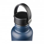 Botella de acero inoxidable reciclado tapa con asa de agarre 500ml novena vista