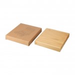 Set de 4 cubiertos de queso de acero inoxidable con mangos de madera novena vista