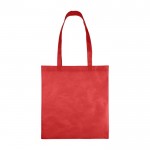 Bolsa de tela no tejida reciclada en varios colores 80 g/m2 color rojo primera vista