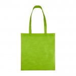 Bolsa de tela no tejida reciclada en varios colores 80 g/m2 color verde claro primera vista