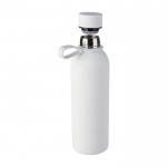 Botella de acero inoxidable reciclado con revestimiento de caucho 500ml sexta vista