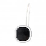 Altavoz inalámbrico con tela RPET en la parte superior y cordón 3W color blanco primera vista