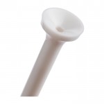 Set de 12 tees de golf de plástico reciclado con cordón metálico octava vista