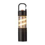 Linterna COB de aluminio con 3 funciones de luz y mosquetón quinta vista