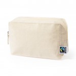 Neceser 100% algodón comercio justo 180 g/m2 Thin Fairtrade color natural segunda vista